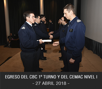 Egreso del CBC 1º Turno y del CEMAC I 1º Turno